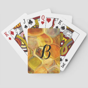 Snyggt Honeycomb Abstract Design Casinokort