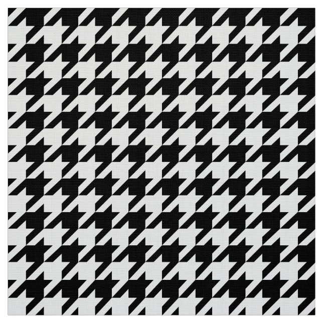 Snyggt Houndstooth Black White Geometric Play Tyg (Provkarta)
