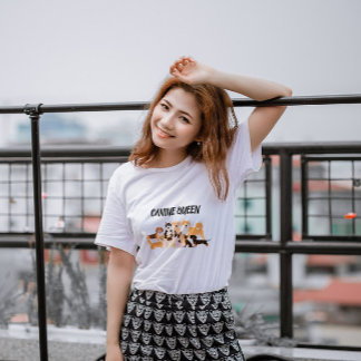 Snyggt Hund Mamma T-Shirt