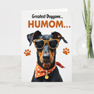 Snyggt Hundmamma Mors Dag-kort Kort