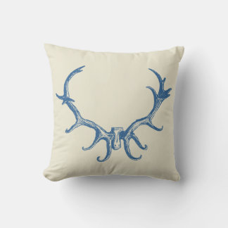 Snyggt Hunting Rustic Hjort Antler Retro Art Stag Kudde
