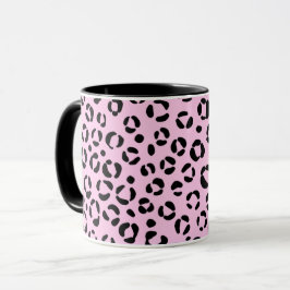 Snyggt i rosa djurtryck mugg