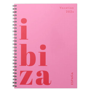 Snyggt Ibiza journal not bok Anteckningsbok