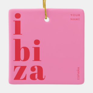 Snyggt Ibiza Spain souvenir Julgransprydnad Keramik