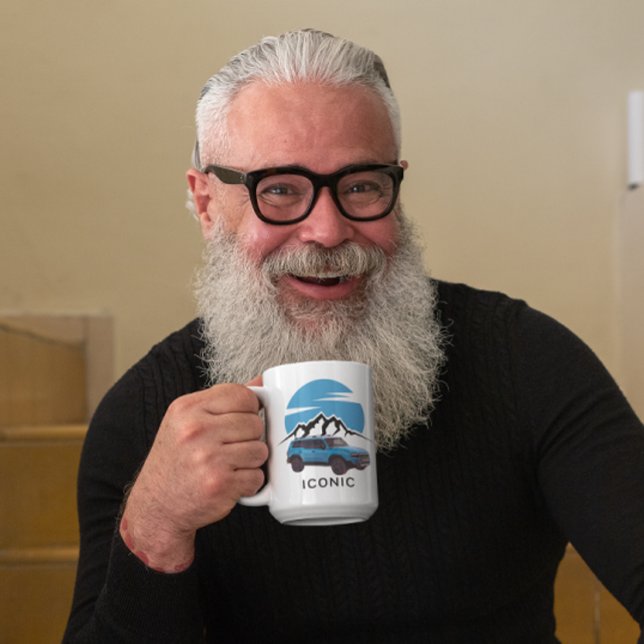 Snyggt Ikoner utomhus utanför Fordon Kaffemugg (15oz mug pictured)