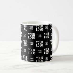 Snyggt Image, Design eller Business Logotyp Mönste Kaffemugg