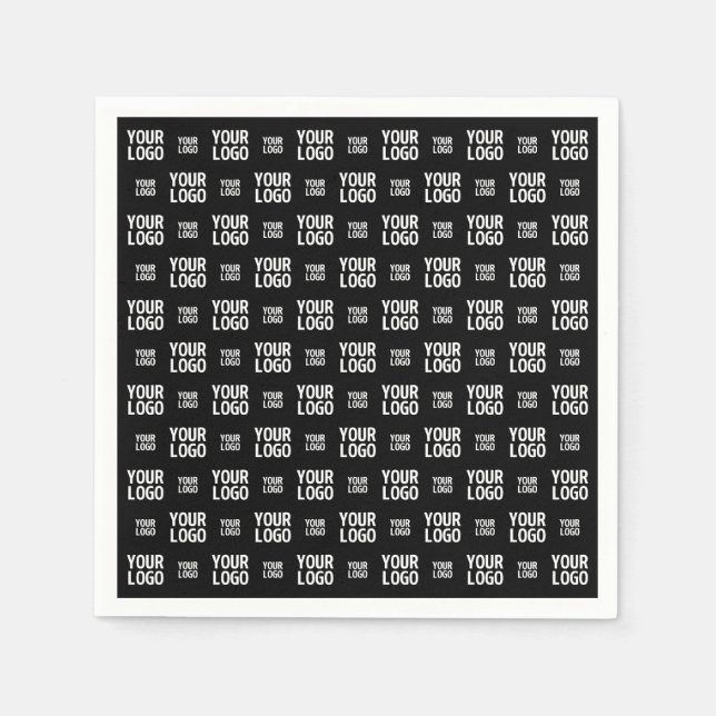 Snyggt Image, Design eller Business Logotyp Mönste Pappersservett (Framsidan)