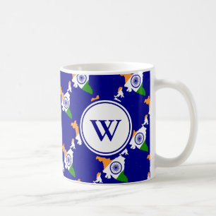 Snyggt INDIA Blsed Nation Monogram Gift Kaffemugg
