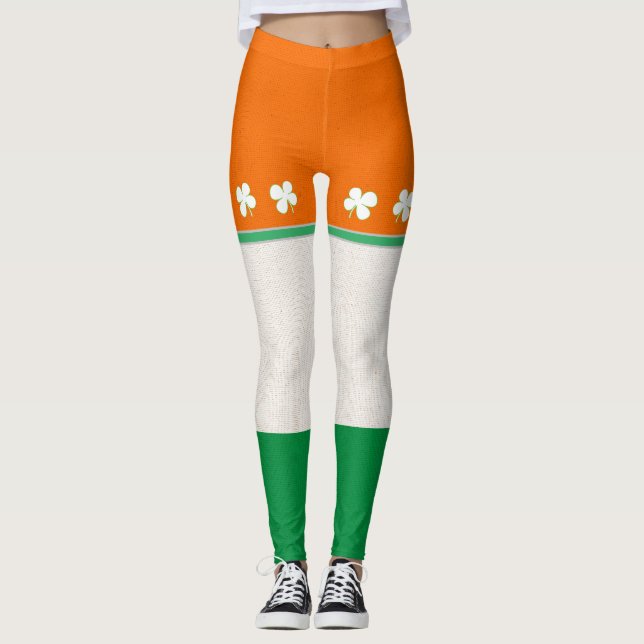 Snyggt Irish-Inspired Leggings (Framsida)