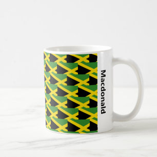 Snyggt Jamaica Flagga Kaffemugg