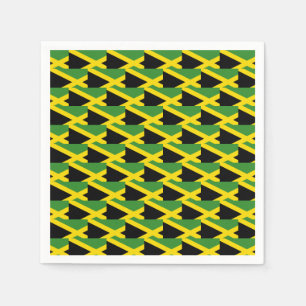 Snyggt Jamaica Flagga Pappersservett