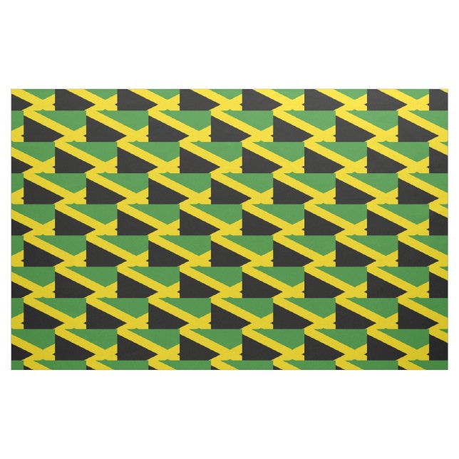 Snyggt JAMAICA Flagga Tyg (Fat Quarter)