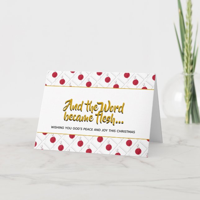 Snyggt JAPAN HINOMARU Ord blir till Mesh CHRISTMAS Helgkort (Framsida)