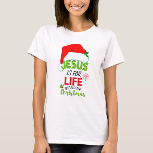 Snyggt JESUS ÄR inte bara till jul för LIV T Shirt