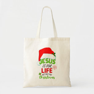 Snyggt JESUS ÄR inte bara till jul för LIV Tygkasse