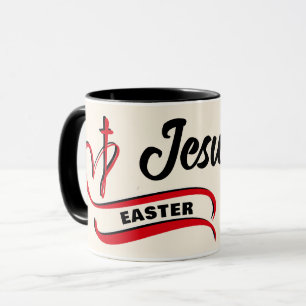 Snyggt JESUS Christian Påsk Mugg