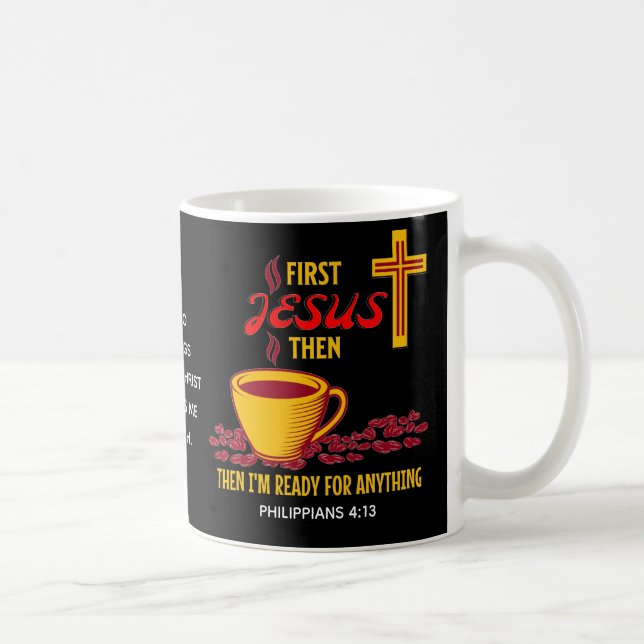 Snyggt Jesus Coffee Älskare Kaffemugg (Höger)