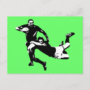 Snyggt jobbat,Rugby Vykort