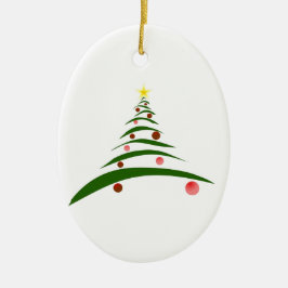 Snyggt Julgran Julgransprydnad Keramik