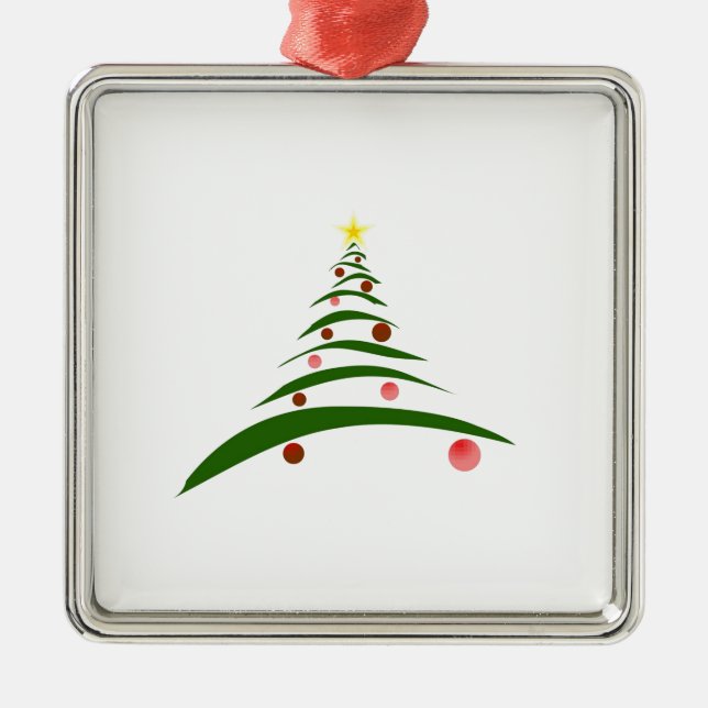 Snyggt Julgran Julgransprydnad Metall (Framsidan)
