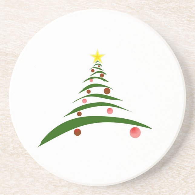 Snyggt Julgran Underlägg Sandsten (Framsidan)