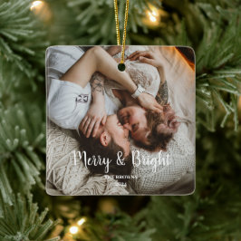 Snyggt Juli - seriefoto för Bright-Stor-familjen Julgransprydnad Keramik