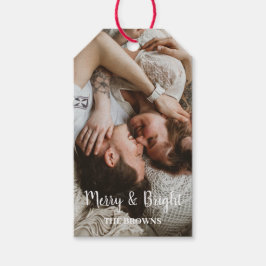 Snyggt Juli - seriefoto för Bright-Stor-familjen Presentetikett