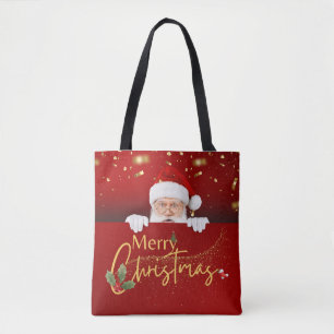 Snyggt Jultomten God jul Tygkasse