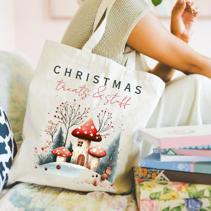 Snyggt Julvinter Woodland Shopping Tygkasse
