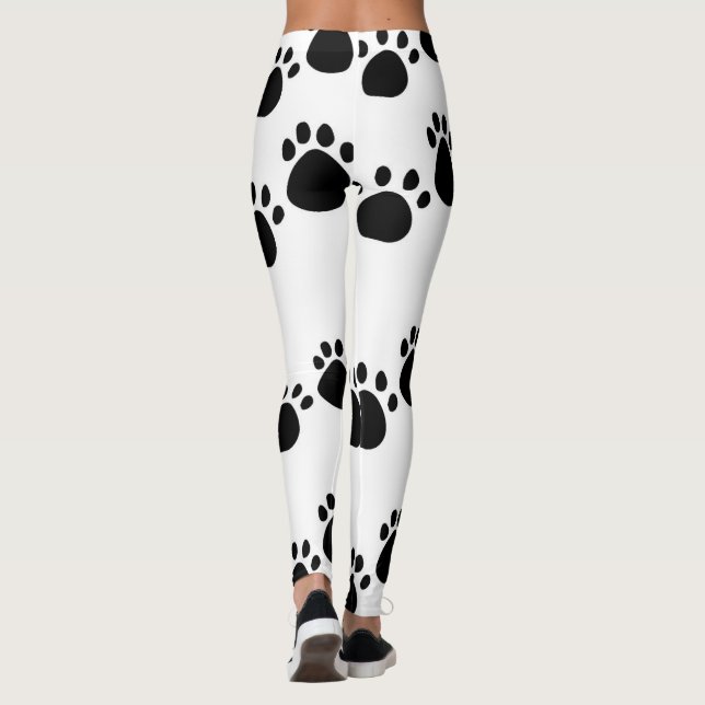 Snyggt Kat Paw-skrivarkopplingar - Perfekt för Kat Leggings (Baksida)
