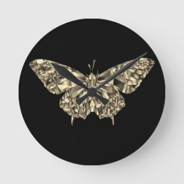 Snyggt-knapp Rund Klocka