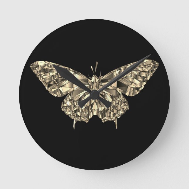 Snyggt-knapp Rund Klocka (Framsida)