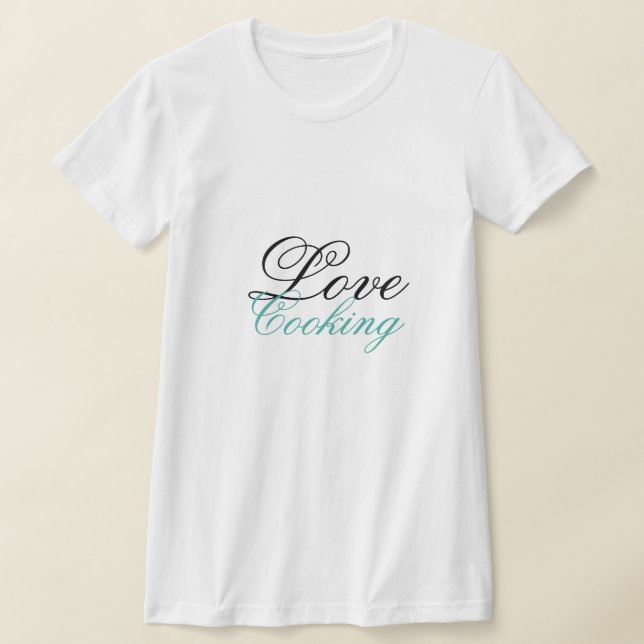 Snyggt, kokning t shirt (Laydown)