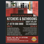 Snyggt Köksdesign, köks- och badrumsbrickor Reklamblad<br><div class="desc">Snyggt Kitchen Design,  Kitchen & Bathroom Fitter Company Reklam Flyer från Affärskortet Store.</div>