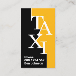 Snyggt Kreativ Taxi signage Designage Driver Visitkort