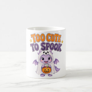 Snyggt Kusligt Lila Baby-Drake Halloween-Kaffee Kaffemugg