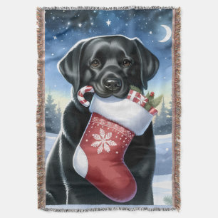 Snyggt Labrador Retriever Hund älskare jul Mysfilt