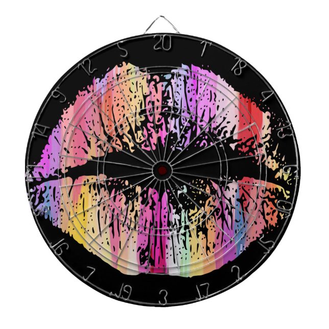 Snyggt Läppar #20 Darttavla (Framsidan)