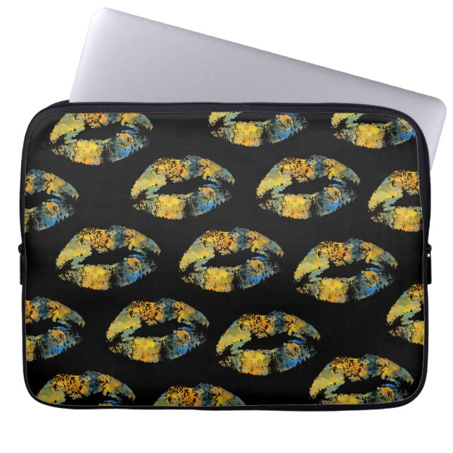 Snyggt Läppar #20 Laptop Sleeve (Framsidan)
