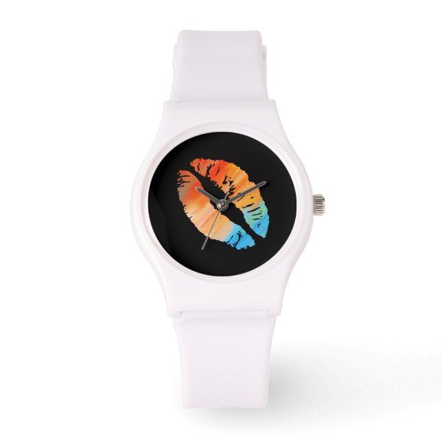 Snyggt Läppar #8 Armbandsur (Framsida)