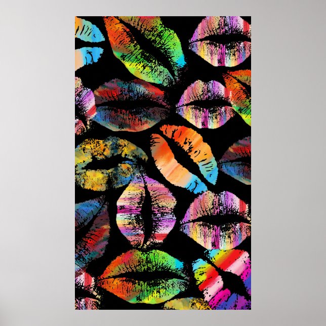 Snyggt Läppar #8 Poster (Framsidan)