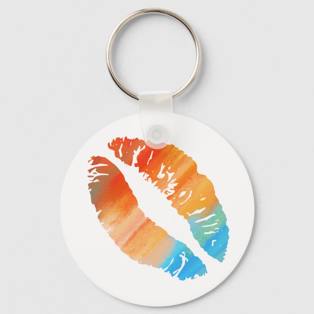 Snyggt Läppar Nyckelring (Framsida)