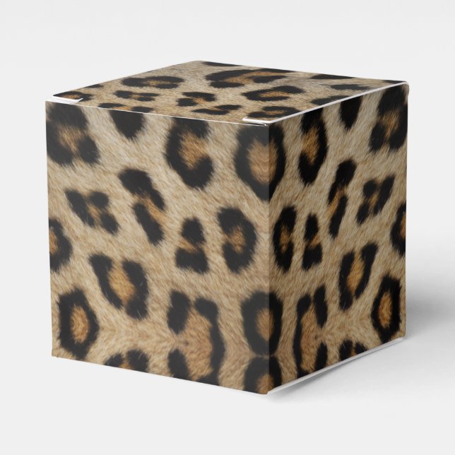 Snyggt leopard cheetah päls djurtryck mönster presentaskar (Framsidan Sidan)