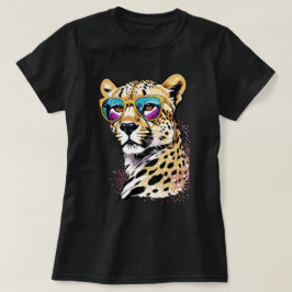 Snyggt Leopard Flair T Shirt