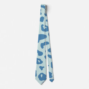 Snyggt Leopard Print Animal Mönster in Blue Slips
