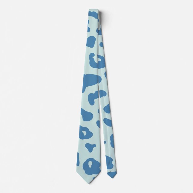 Snyggt Leopard Print Animal Mönster in Blue Slips (Framsida)