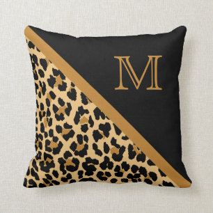 Snyggt Leopard Skriv ut Monoram Pillow Kudde