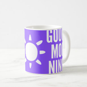 Snyggt Lila Bra God morgon Sol Tea Coffee Mugg