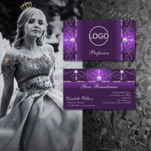 Snyggt Lila Lilac Squiggled Jewels med Logotyp