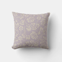 Snyggt Lilac Blommönster Modern Farmhouse